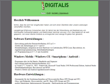 Tablet Screenshot of digitalis.de